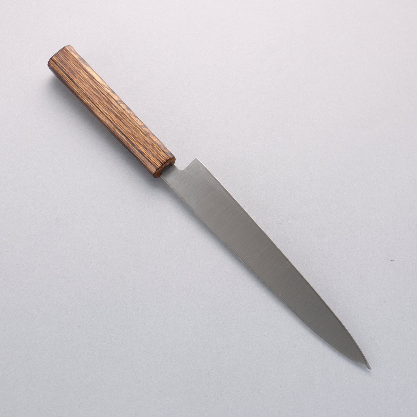 清助 AUS8 柳刃包丁 210mm 樫柄 - 清助刃物