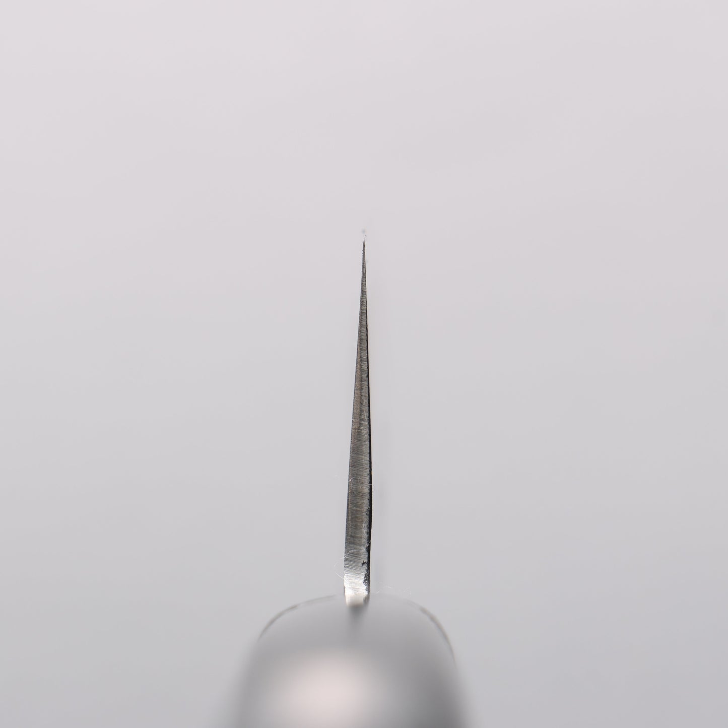 清助 青紙 鎚目 リブ付 三徳包丁 180mm 黒合板柄 - 清助刃物