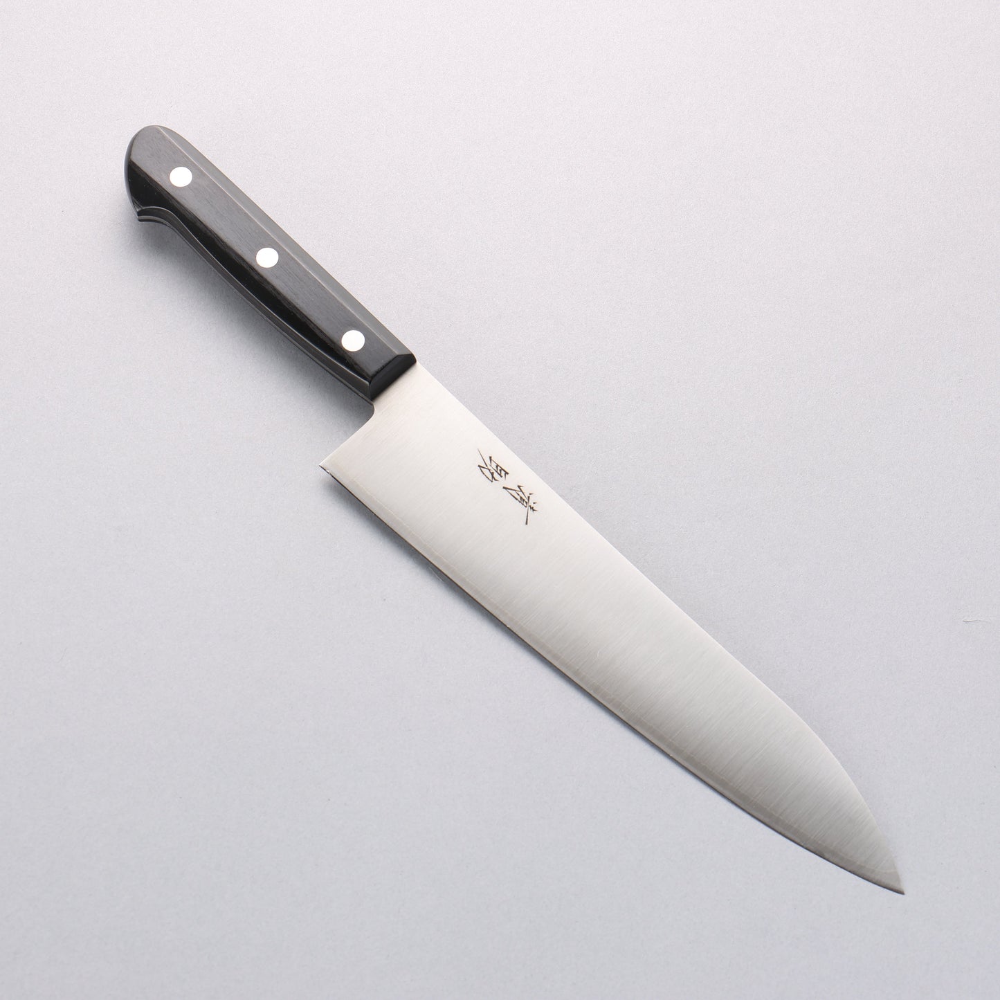 清助 SLD鋼 磨き仕上げ 牛刀包丁 210mm 黒合板柄 - 清助刃物
