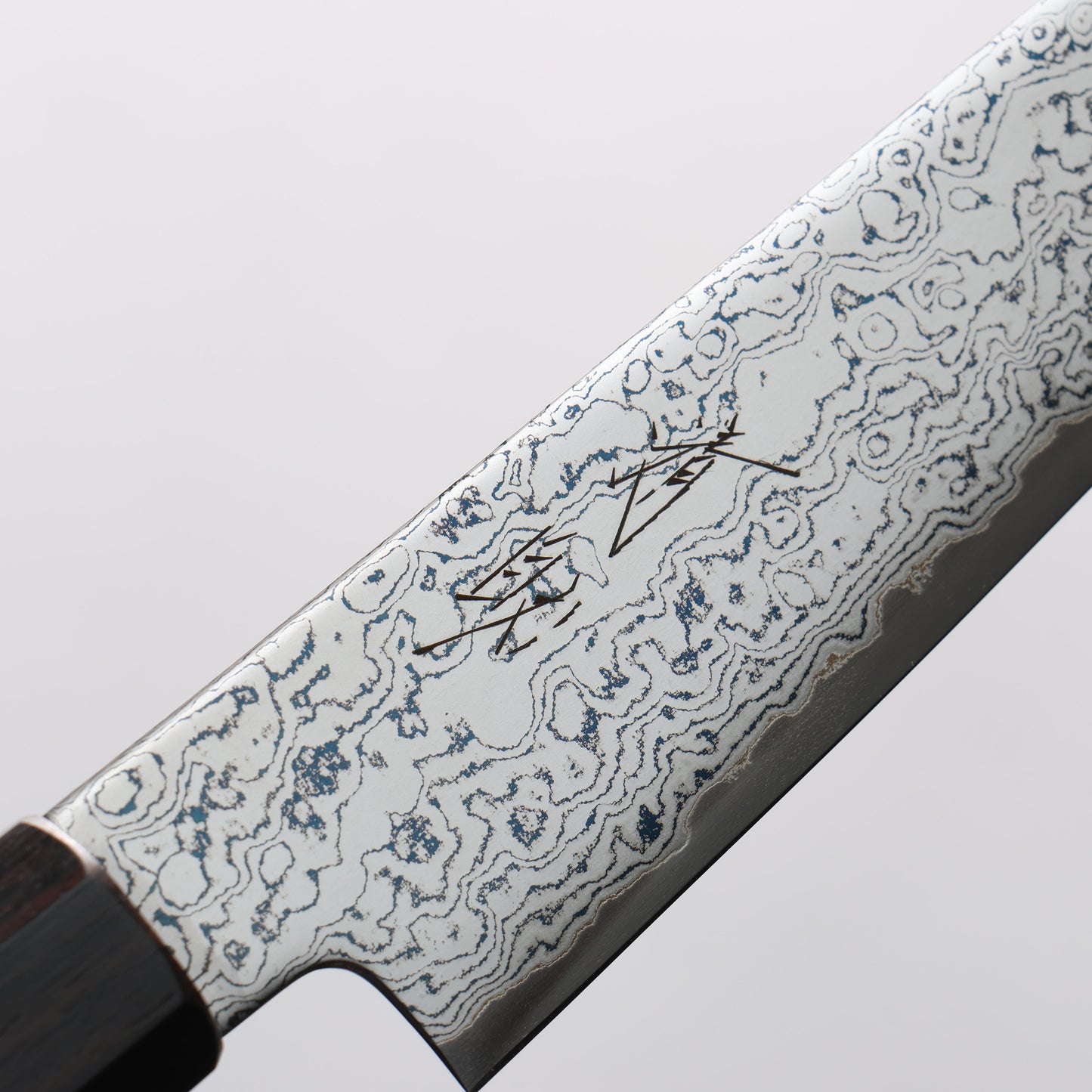 清助 V金10号 ダマスカス 切付ペティナイフ 150mm 黒檀柄 - 清助刃物