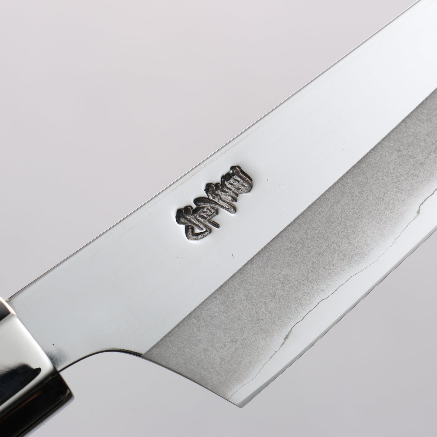 黒鳥 銀三鋼 磨き仕上げ 切付ペティナイフ 130mm ウォルナット柄 - 清助刃物