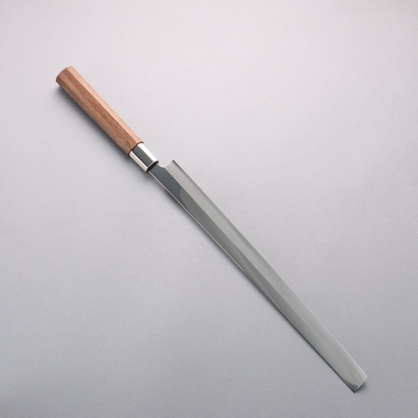 黒鳥 銀三鋼 磨き仕上げ 蛸引包丁 300mm ウォルナット柄 - 清助刃物