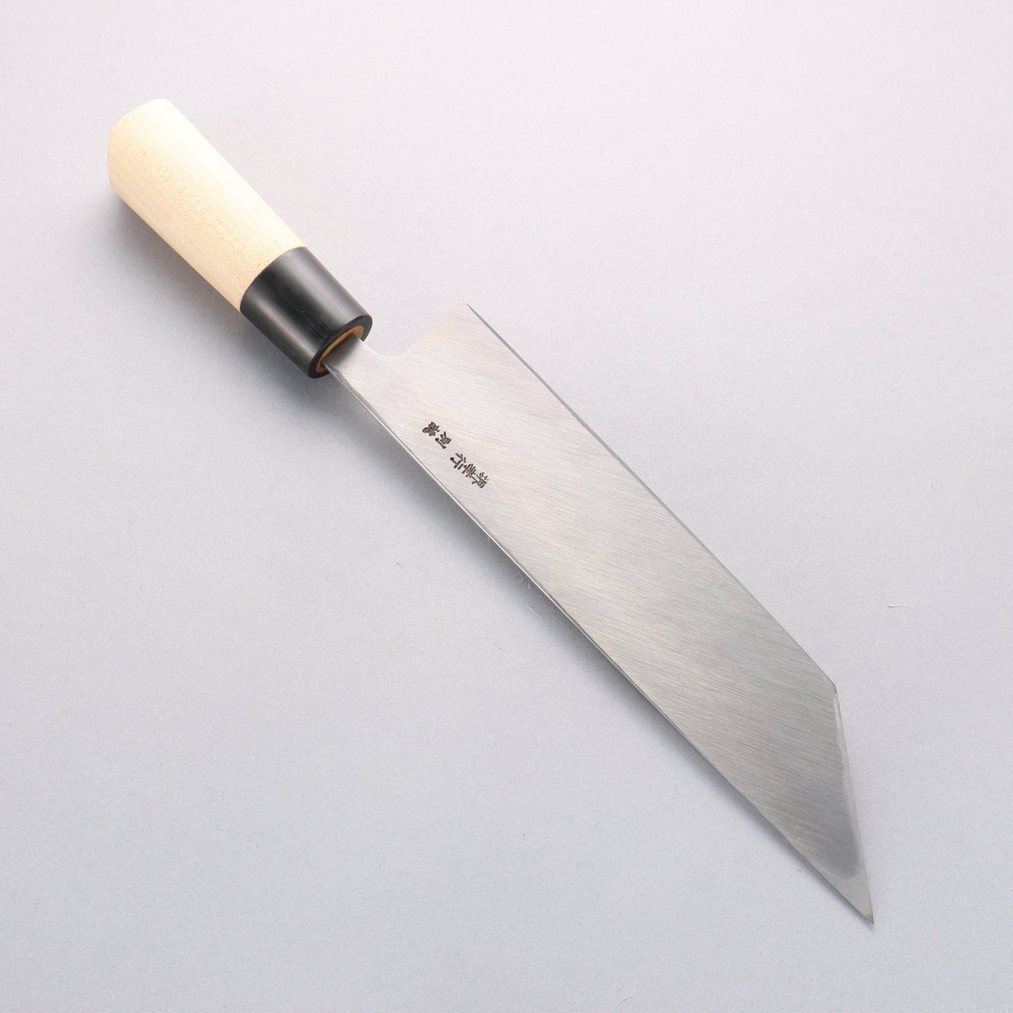 堺 孝行 白ニ鋼 うなぎ切 240mm 朴柄 - 清助刃物