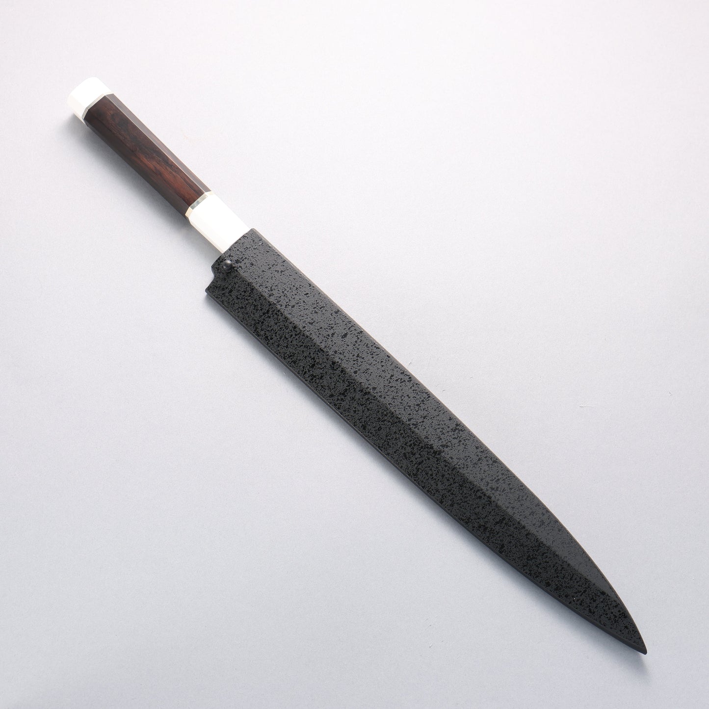 堺 孝行 銀龍 本焼 スウェーデン鋼 鏡面仕上げ 柳刃包丁 300mm 黒檀柄 鞘付き - 清助刃物