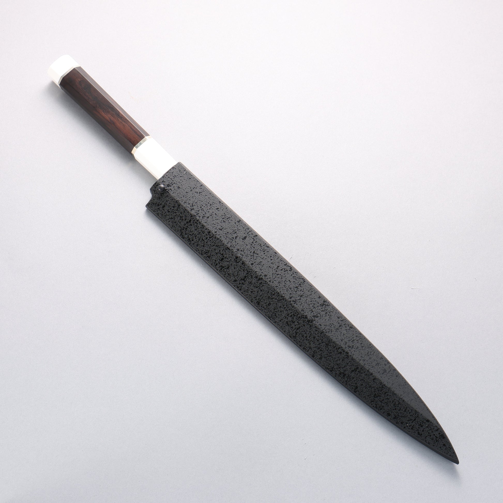 堺 孝行 銀龍 本焼 スウェーデン鋼 鏡面仕上げ 柳刃包丁 300mm 黒檀柄 鞘付き - 清助刃物