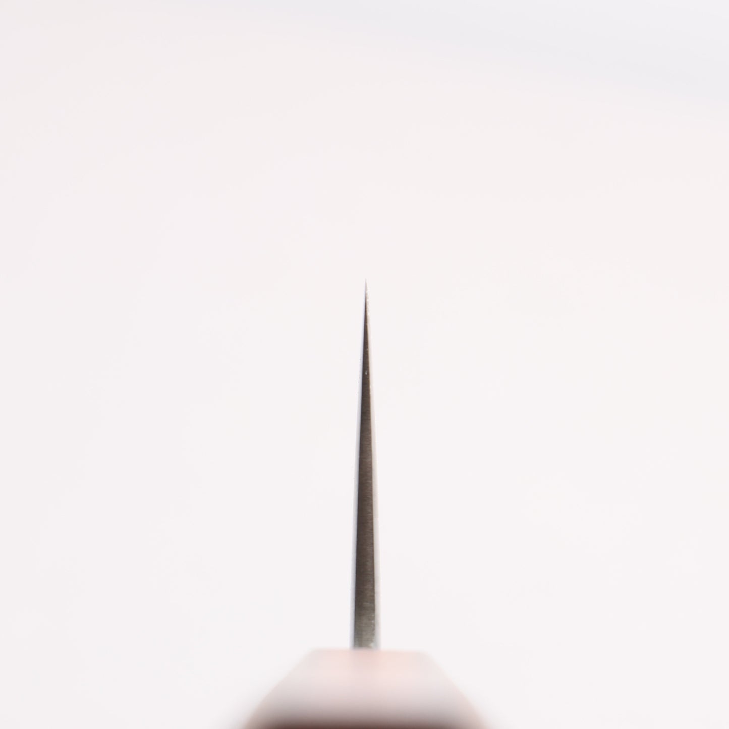 翁流 白一鋼 牛刀包丁 240mm 樫 (煤黒)柄 - 清助刃物