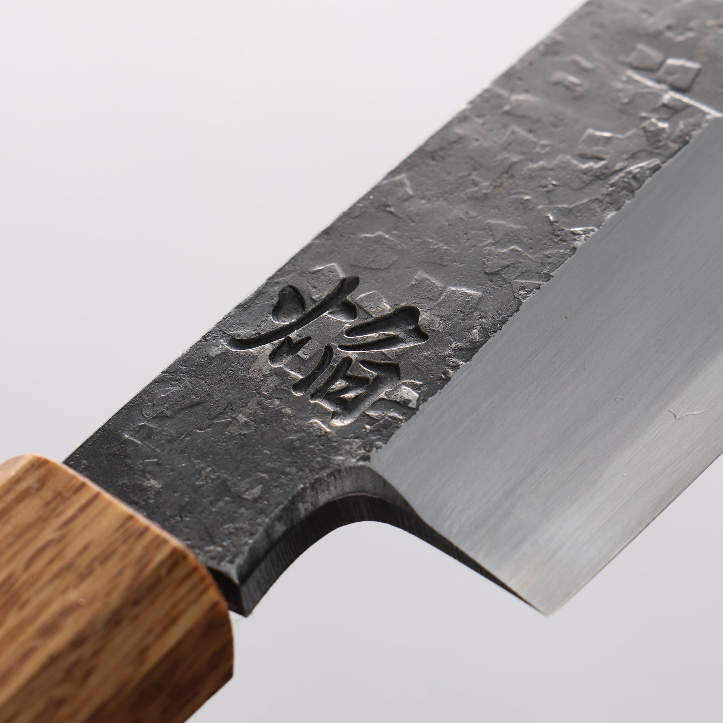 堺 孝行 焔紅蓮 青ニ鋼 鎚目 黒仕上げ 柳刃包丁 300mm 樫焼柄 - 清助刃物