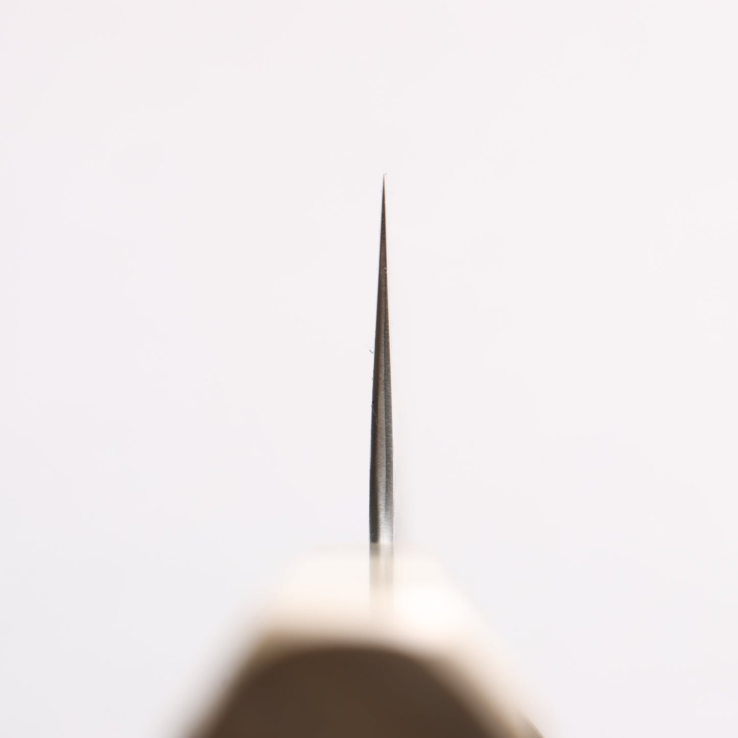 清助 雲 白一鋼 鎚目 牛刀包丁 210mm 朴柄 - 清助刃物