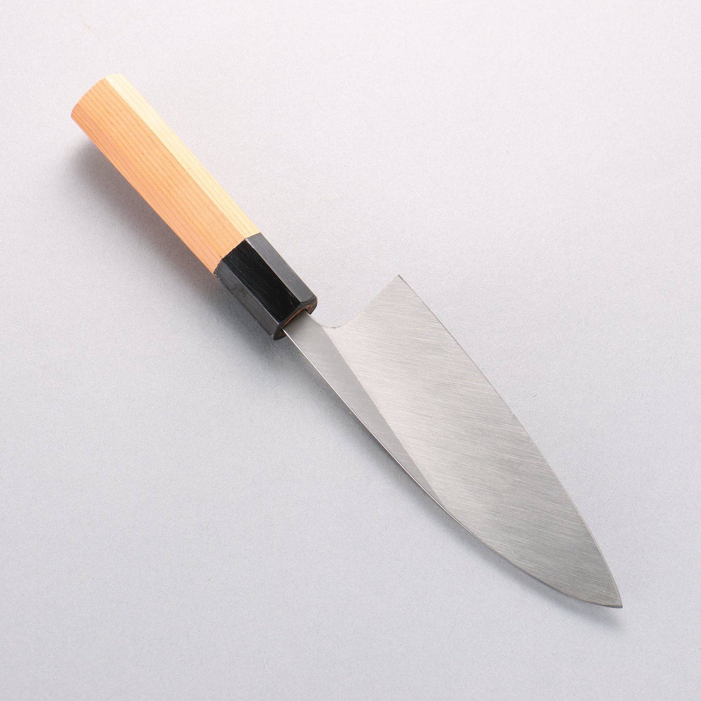 堺 孝行 白銀 INOX 鏡面仕上げ 出刃包丁 150mm イチイ柄 - 清助刃物
