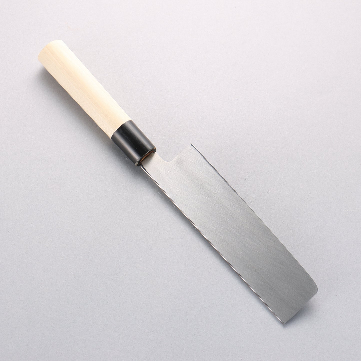 堺 孝行 INOX モリブデン鋼 薄刃包丁 180mm 朴柄 - 清助刃物