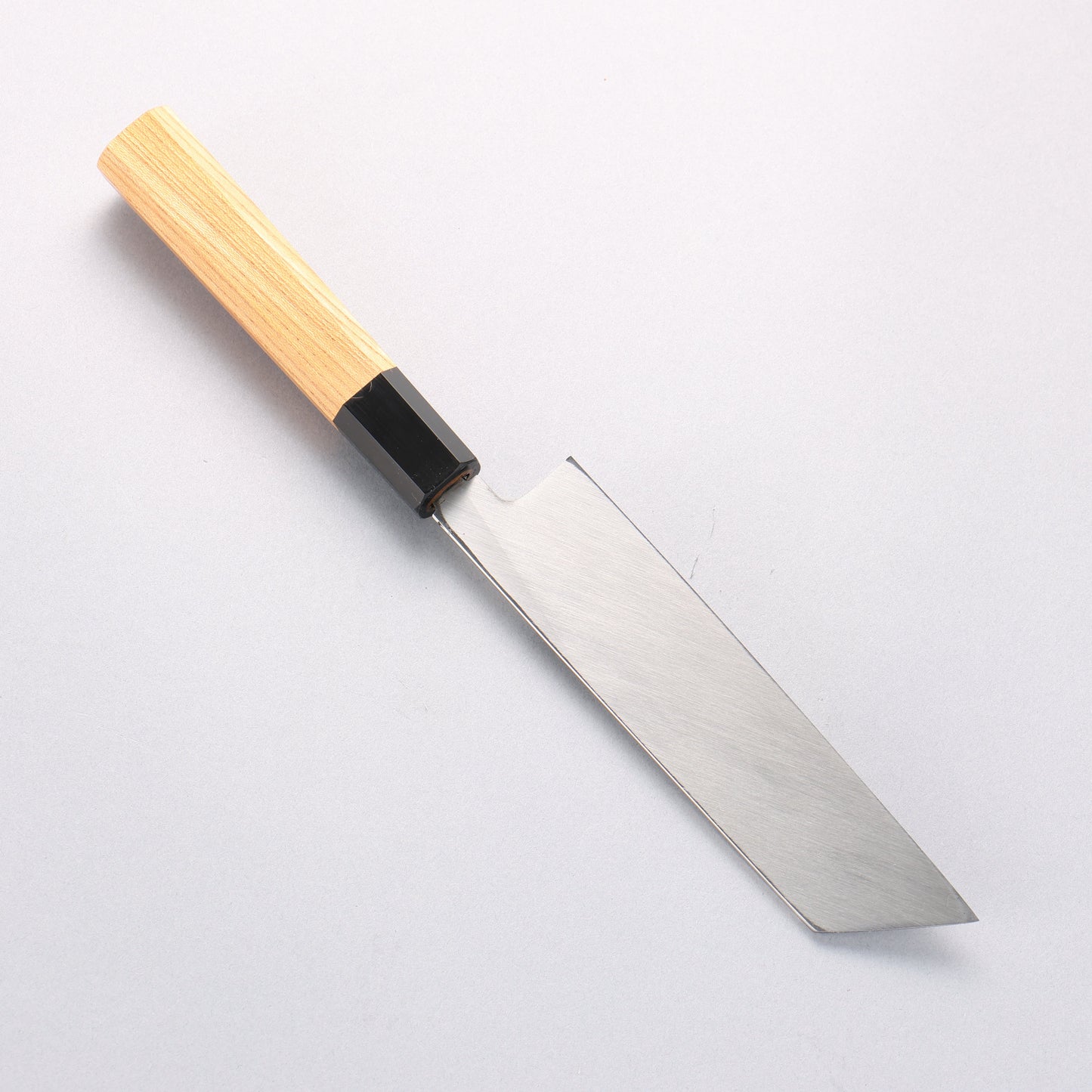 堺 孝行 白銀 INOX 鏡面仕上げ ムキ物包丁 180mm イチイ柄 - 清助刃物