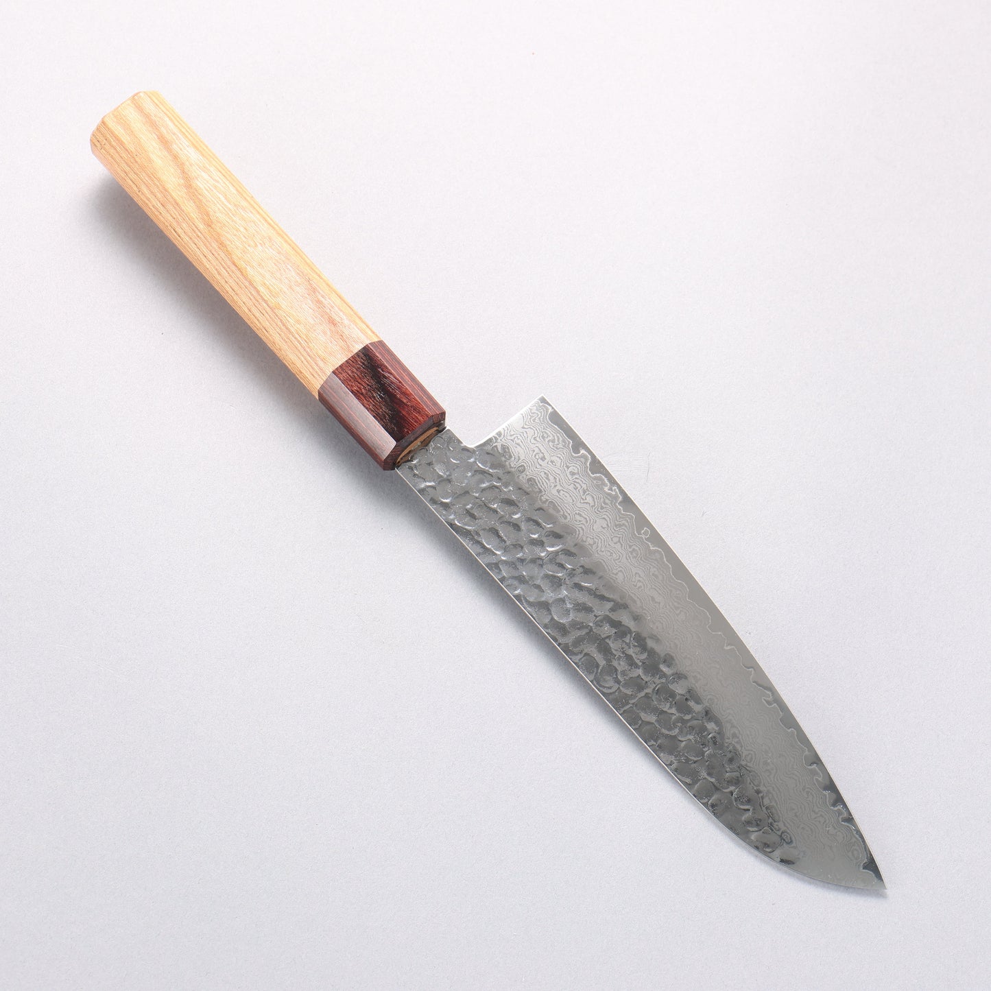 堺 孝行 V金10号 33層ダマスカス 三徳包丁 170mm ケヤキ柄 - 清助刃物