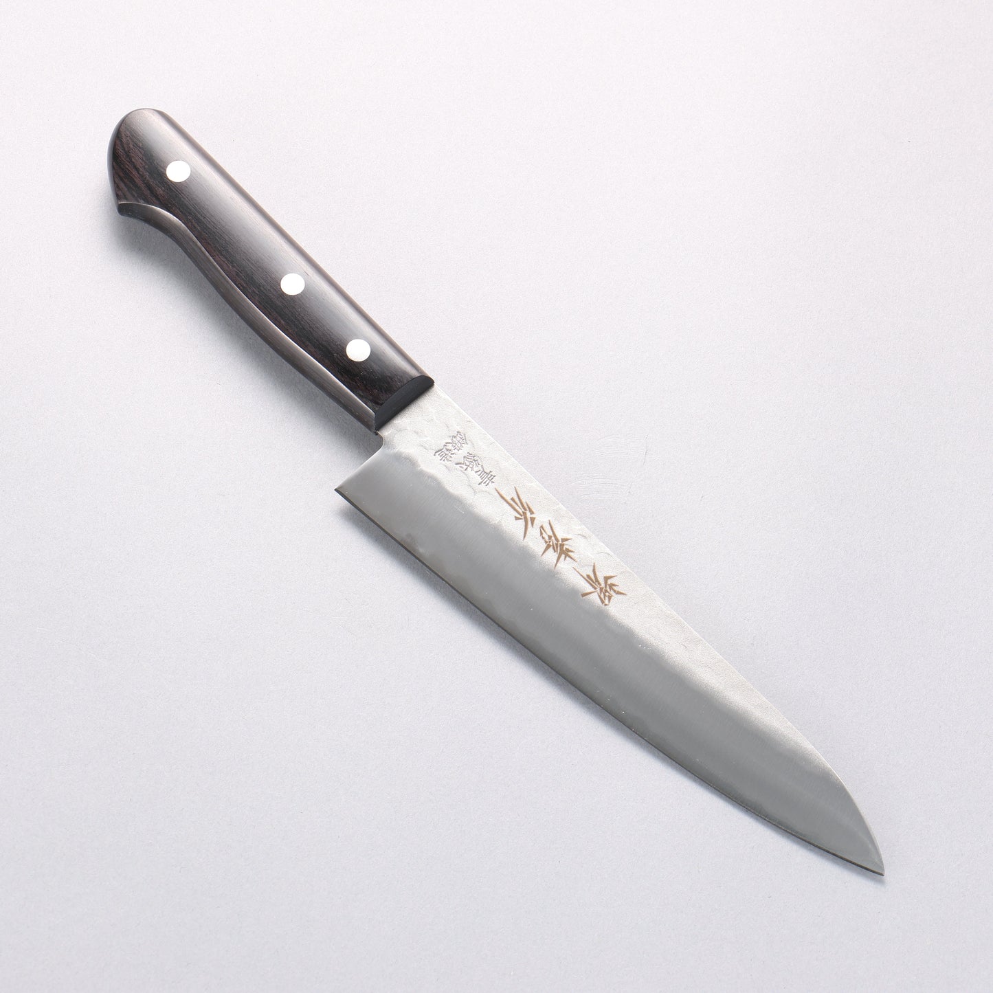 堺 孝行 青紙 鎚目 3層 牛刀包丁 180mm - 清助刃物