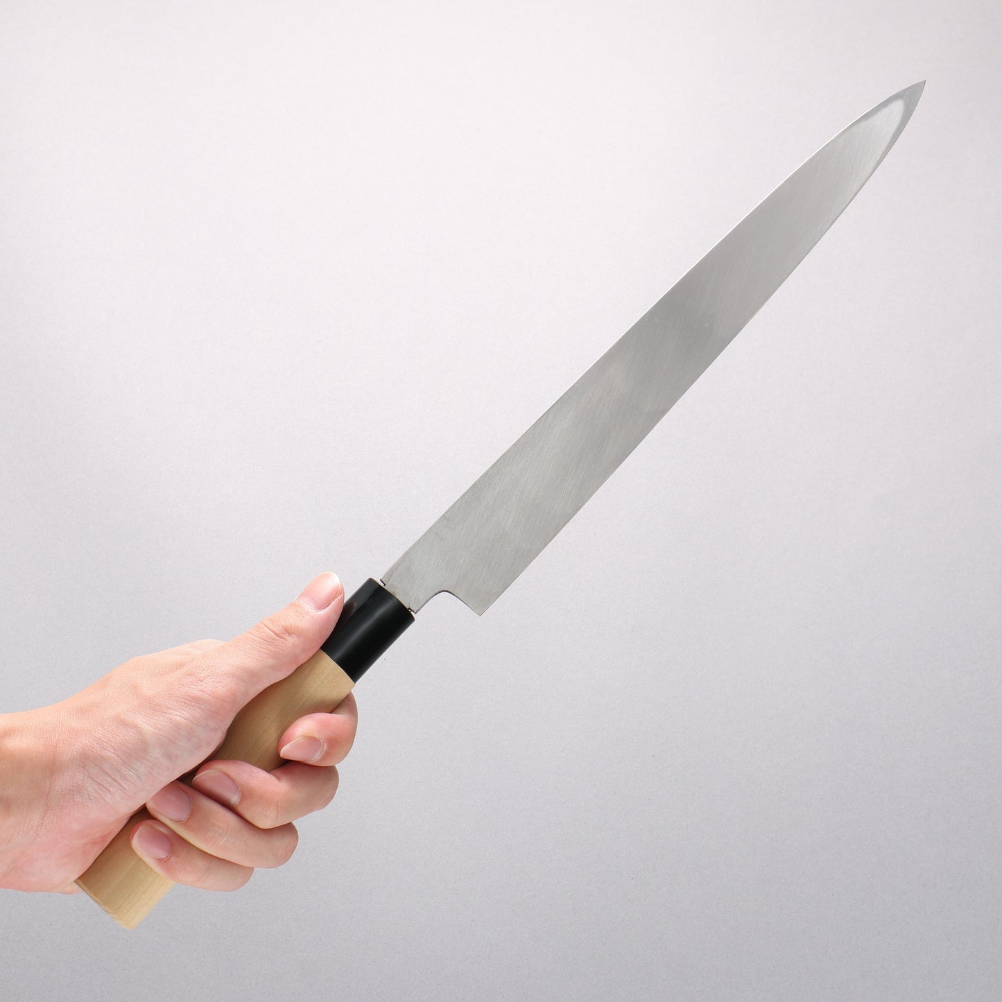 堺 孝行 【左利き用】 霞研 白鋼 柳刃包丁 270mm - 清助刃物