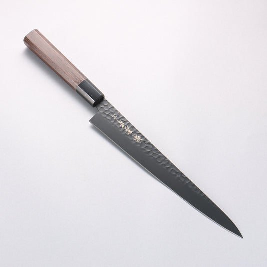 堺 孝行 黒影 V金10号 鎚目 テフロン加工 筋引包丁 240mm ウエンジ柄 - 清助刃物