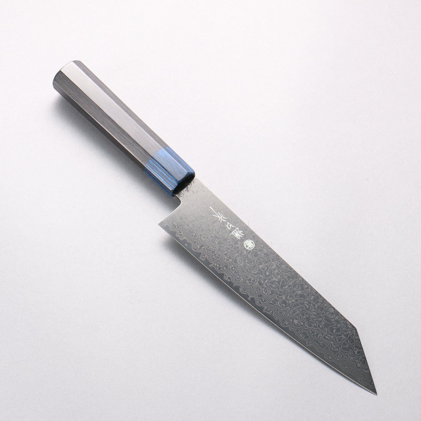 樋口 SG2 黒ダマスカス 切付三徳包丁 180mm 黒合板柄 - 清助刃物