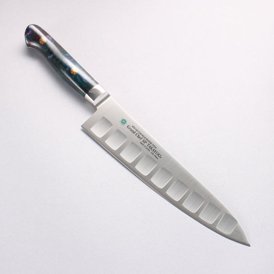 堺 孝行 グランドシェフ SP スウェーデンウッデホルム特殊鋼 牛刀サーモン 210mm SP タイプ III (ギャラクシー)柄 - 清助刃物