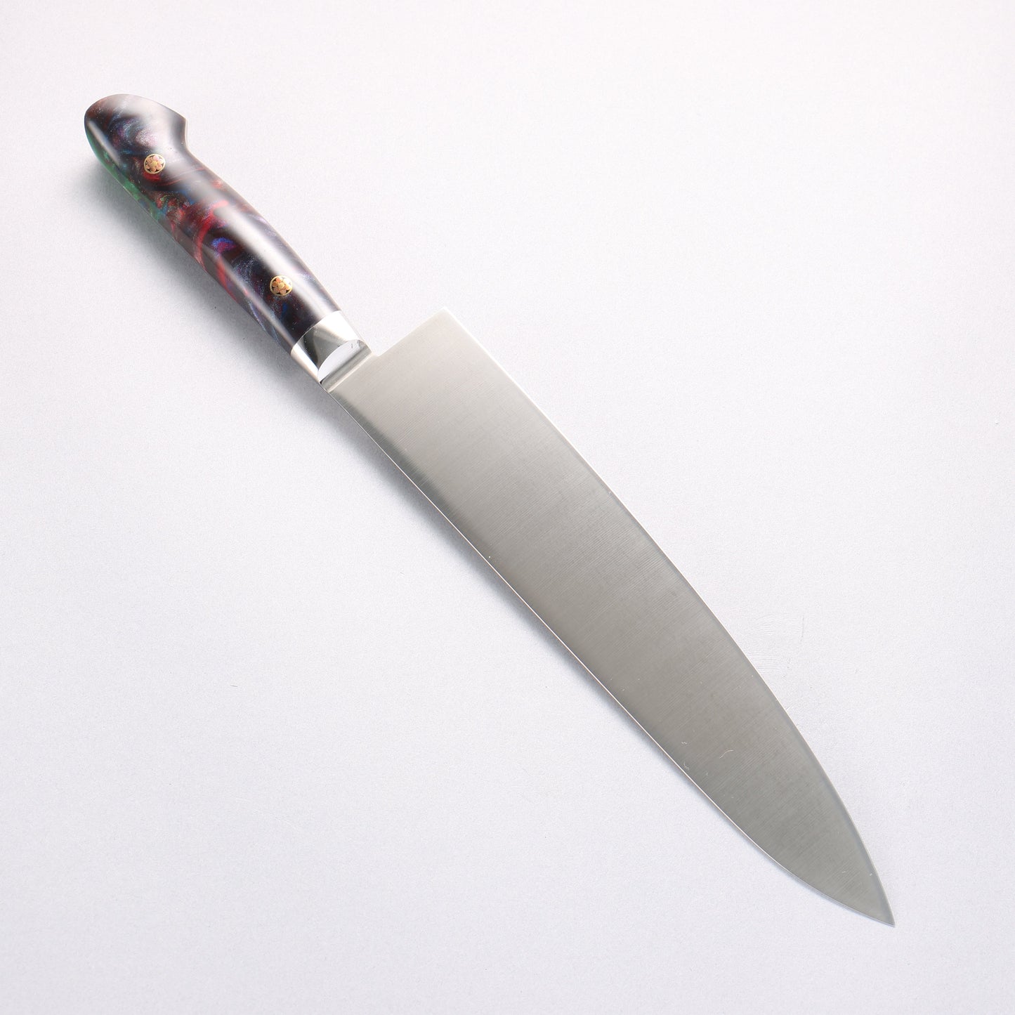 堺 孝行 グランドシェフ SP スウェーデンウッデホルム特殊鋼 牛刀サーモン 240mm SP タイプ III (ギャラクシー)柄 - 清助刃物