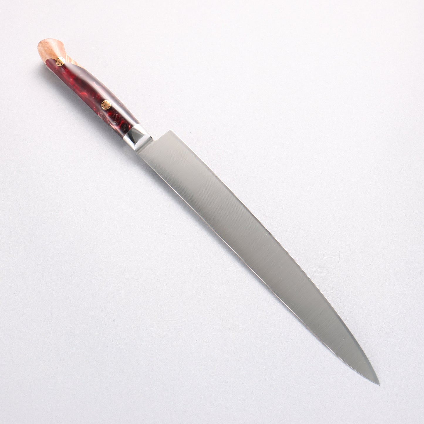 堺 孝行 グランドシェフ SP スウェーデンウッデホルム特殊鋼 筋引サーモン 240mm SP タイプ III (ヴォルケーノ)柄 - 清助刃物