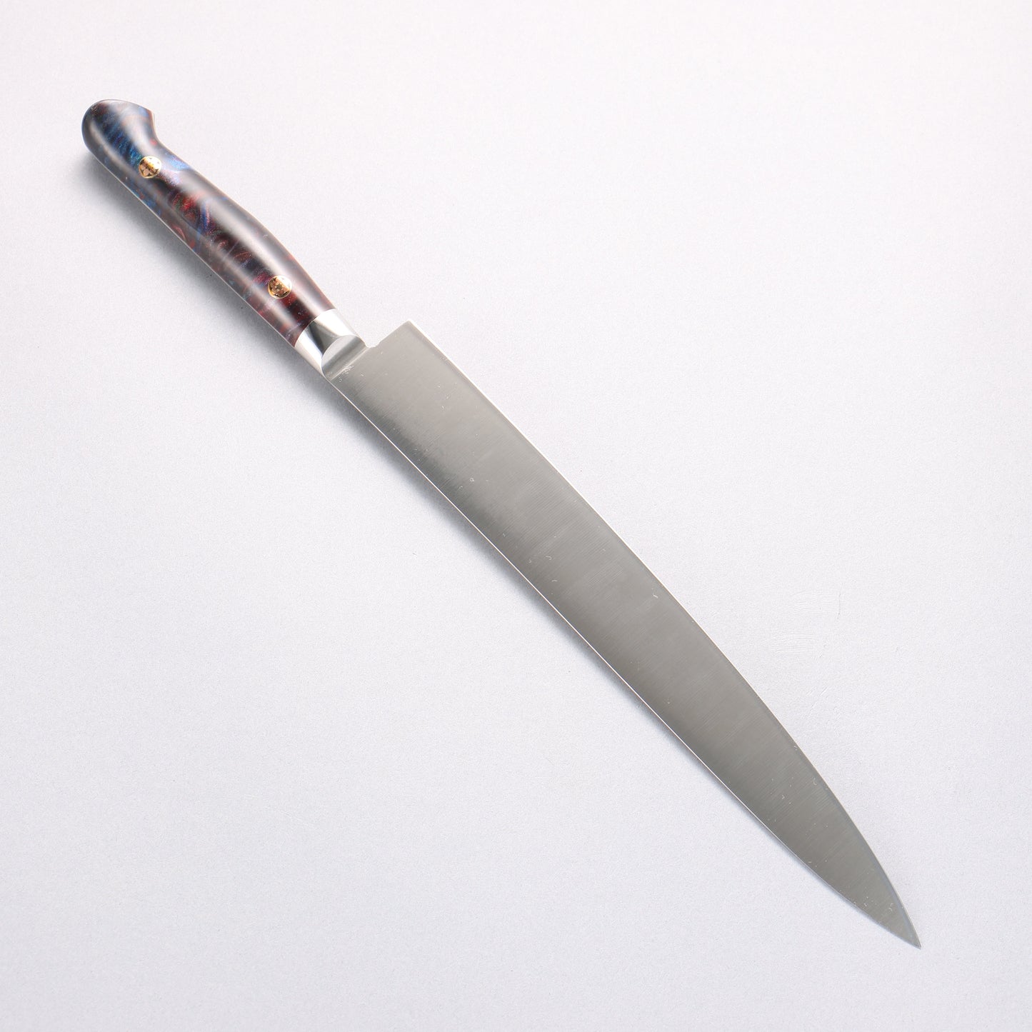 堺 孝行 グランドシェフ SP スウェーデンウッデホルム特殊鋼 筋引サーモン 240mm SP タイプ III (ギャラクシー)柄 - 清助刃物