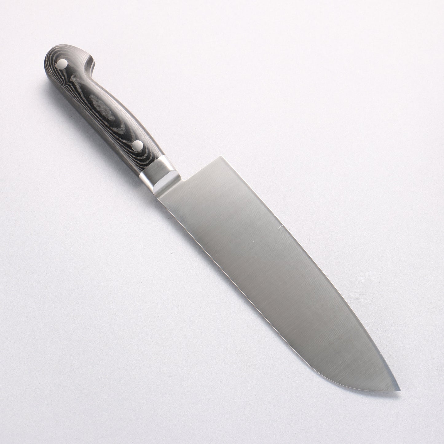 堺 孝行 グランドシェフ グランドシェフ スウェーデン鋼 三徳包丁 180mm 黒マイカルタ柄 - 清助刃物