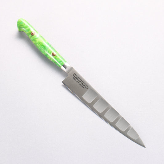 堺 孝行 グランドシェフ SP スウェーデンウッデホルム特殊鋼 ペティーサーモン 150mm SP タイプ III (ジャングル)柄 - 清助刃物