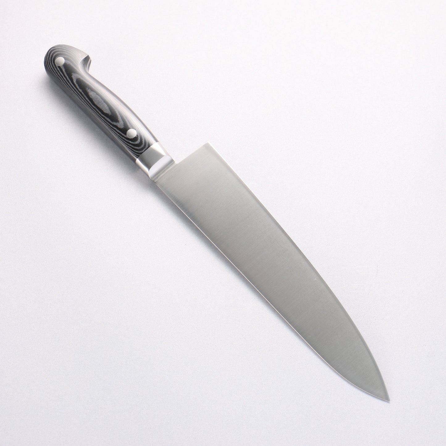 堺 孝行 グランドシェフ グランドシェフ スウェーデン鋼 牛刀包丁 210mm 黒マイカルタ柄 - 清助刃物