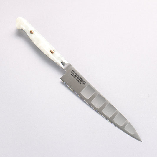堺 孝行 グランドシェフ SP スウェーデンウッデホルム特殊鋼 ペティーサーモン 150mm SP タイプ III (パール)柄 - 清助刃物