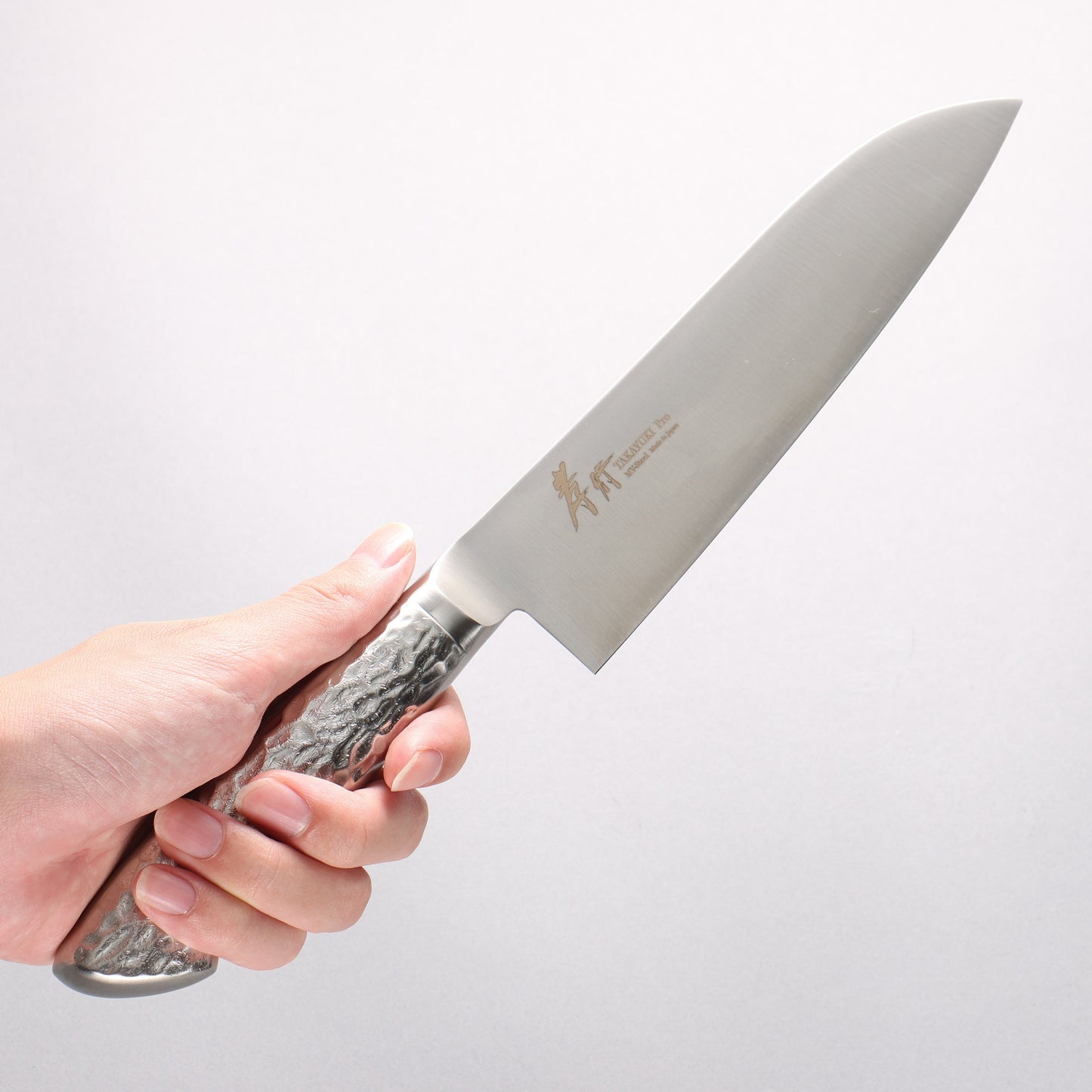 堺 孝行 INOXプロ モリブデン鋼 三徳包丁 180mm - 清助刃物