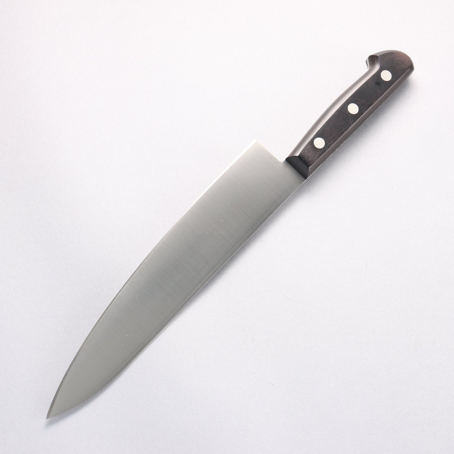 堺 孝行 グランドシェフ スウェーデン鋼 牛刀包丁 240mm 黒合板柄 - 清助刃物