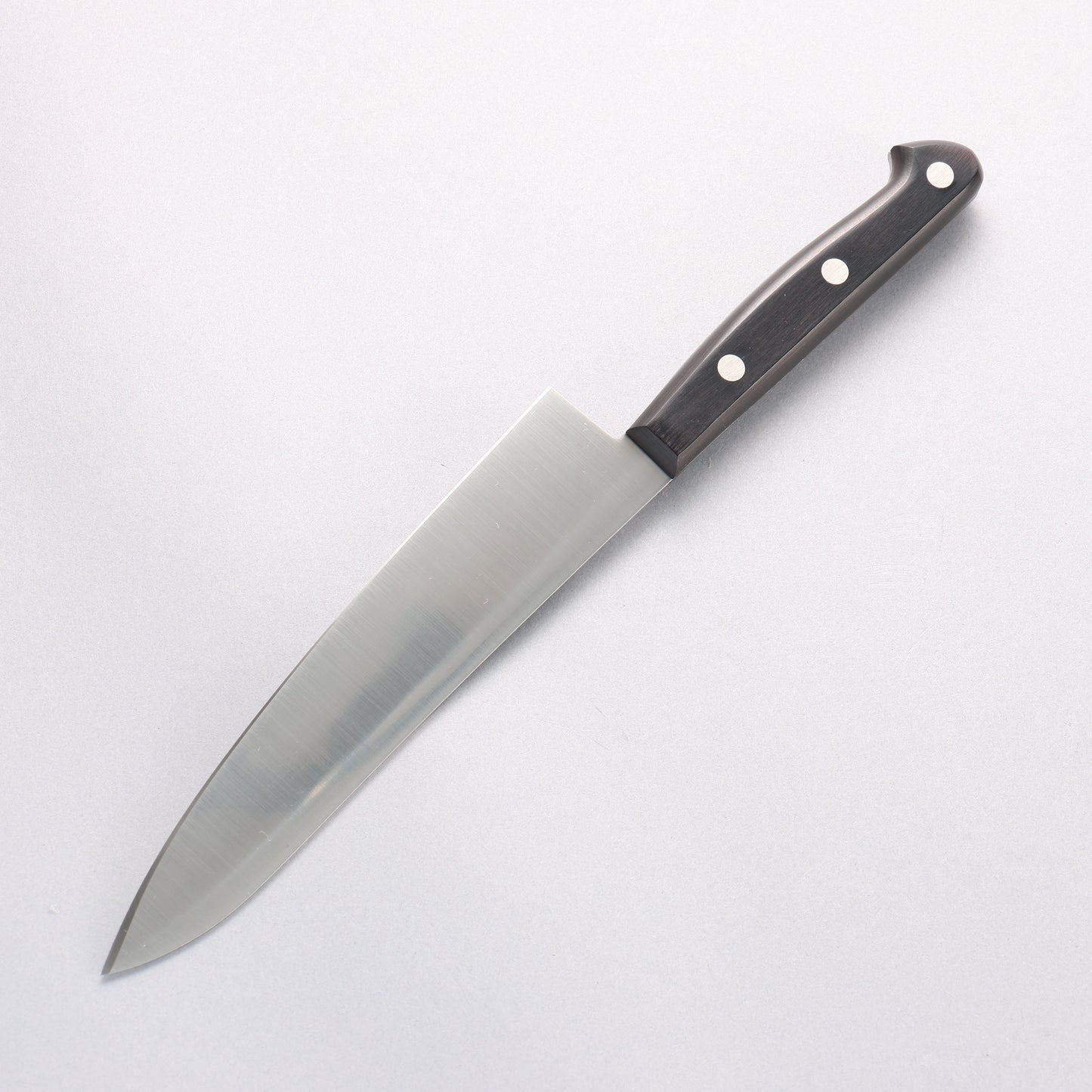 堺 孝行 グランドシェフ スウェーデン鋼 牛刀包丁 180mm 黒合板柄 - 清助刃物
