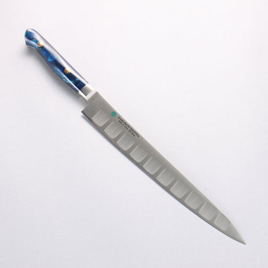 堺 孝行 グランドシェフ SP スウェーデンウッデホルム特殊鋼 筋引サーモン 240mm SP タイプ III (オーシャン)柄 - 清助刃物