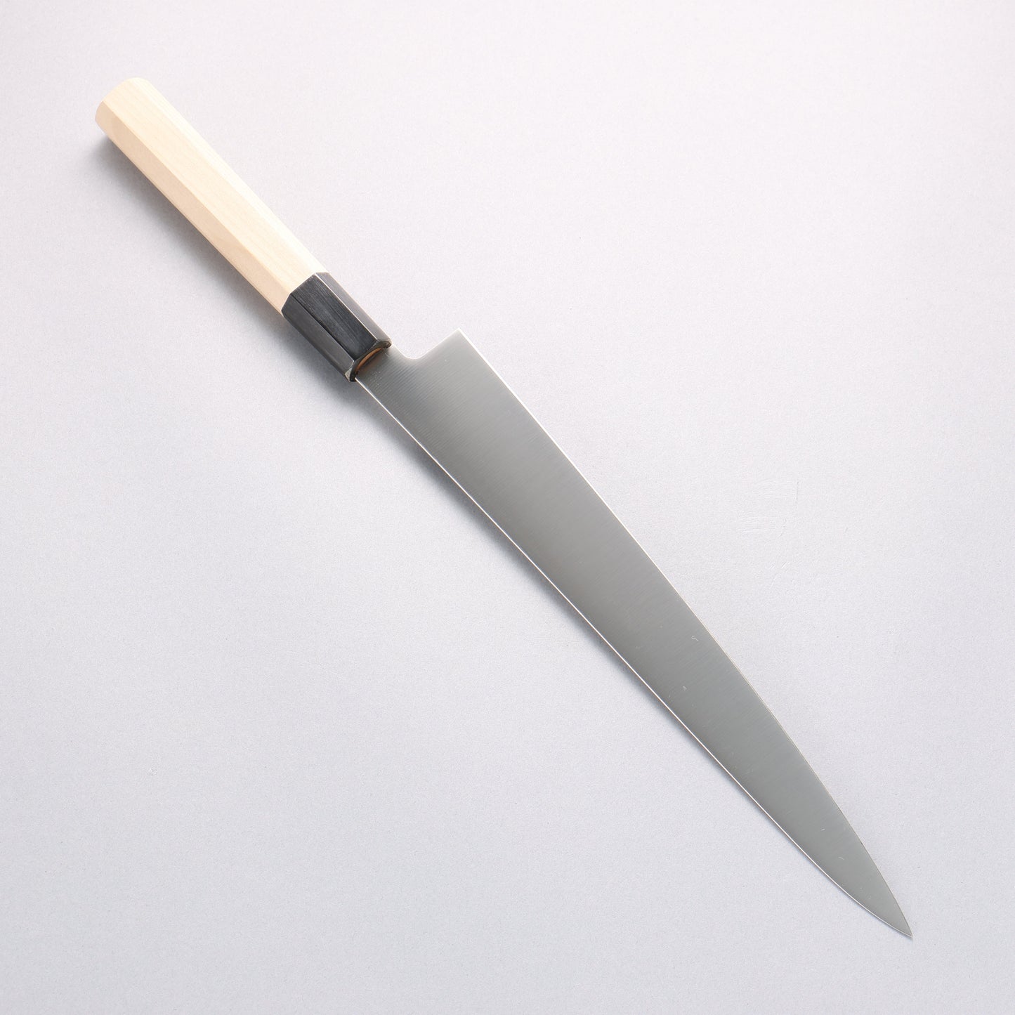 堺 孝行 グランドシェフ グランドシェフ スウェーデン鋼 筋引包丁 240mm 朴柄 - 清助刃物