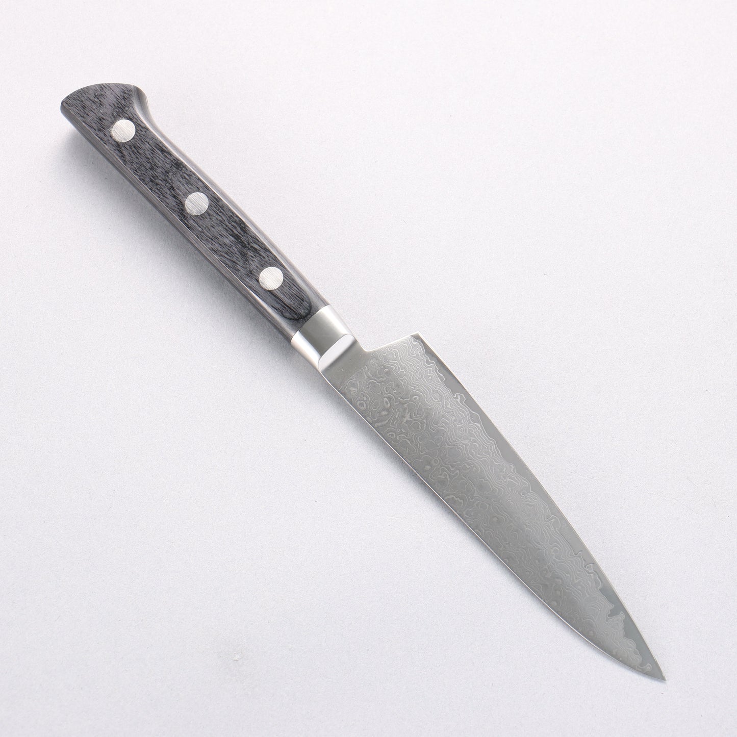 堺 孝行 モリブデン鋼(MOL) 63層ダマスカス ペティーナイフ 120mm - 清助刃物