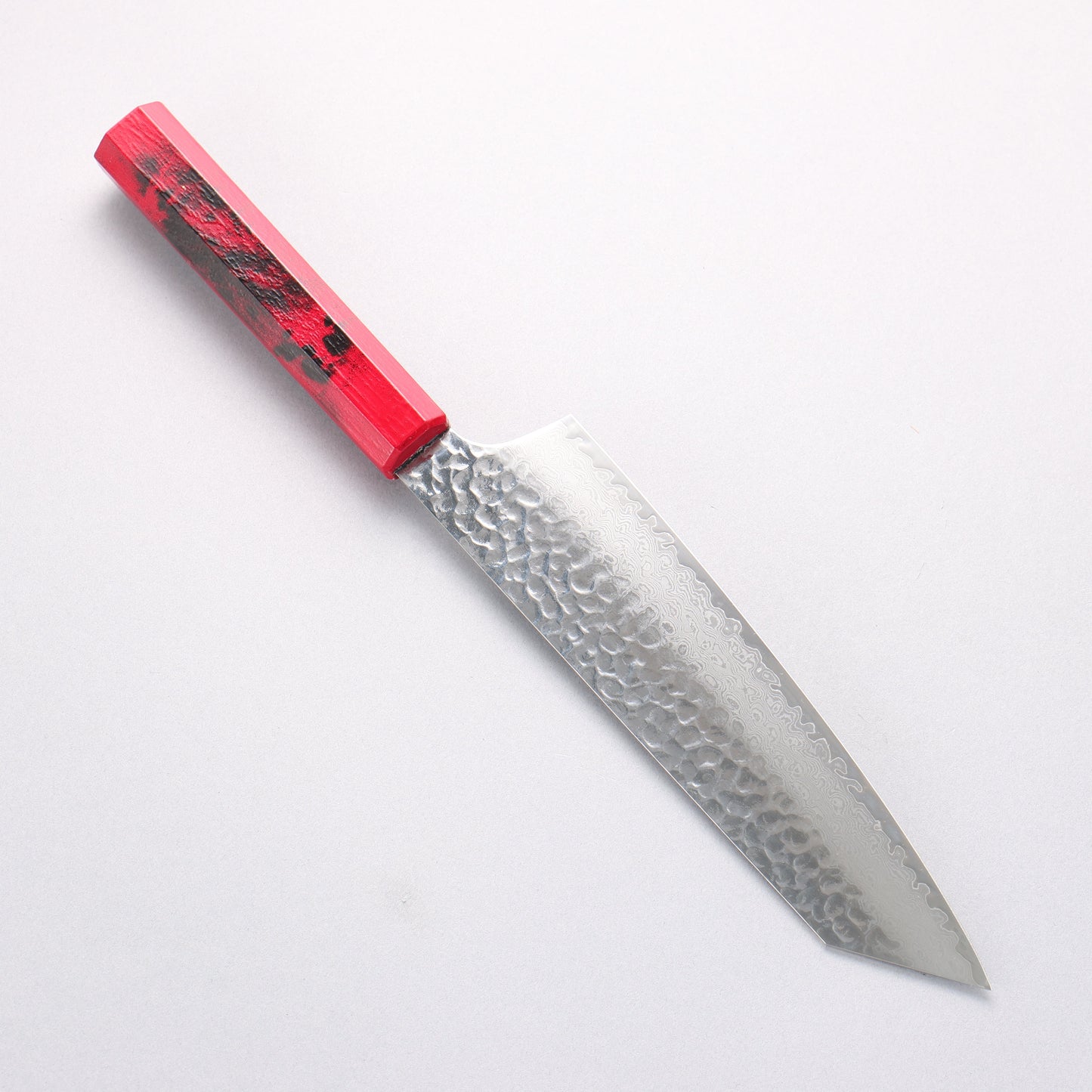 堺 孝行 なないろ VG10 33層 剣型牛刀包丁 190mm ABS樹脂(赤べっ甲)柄 - 清助刃物