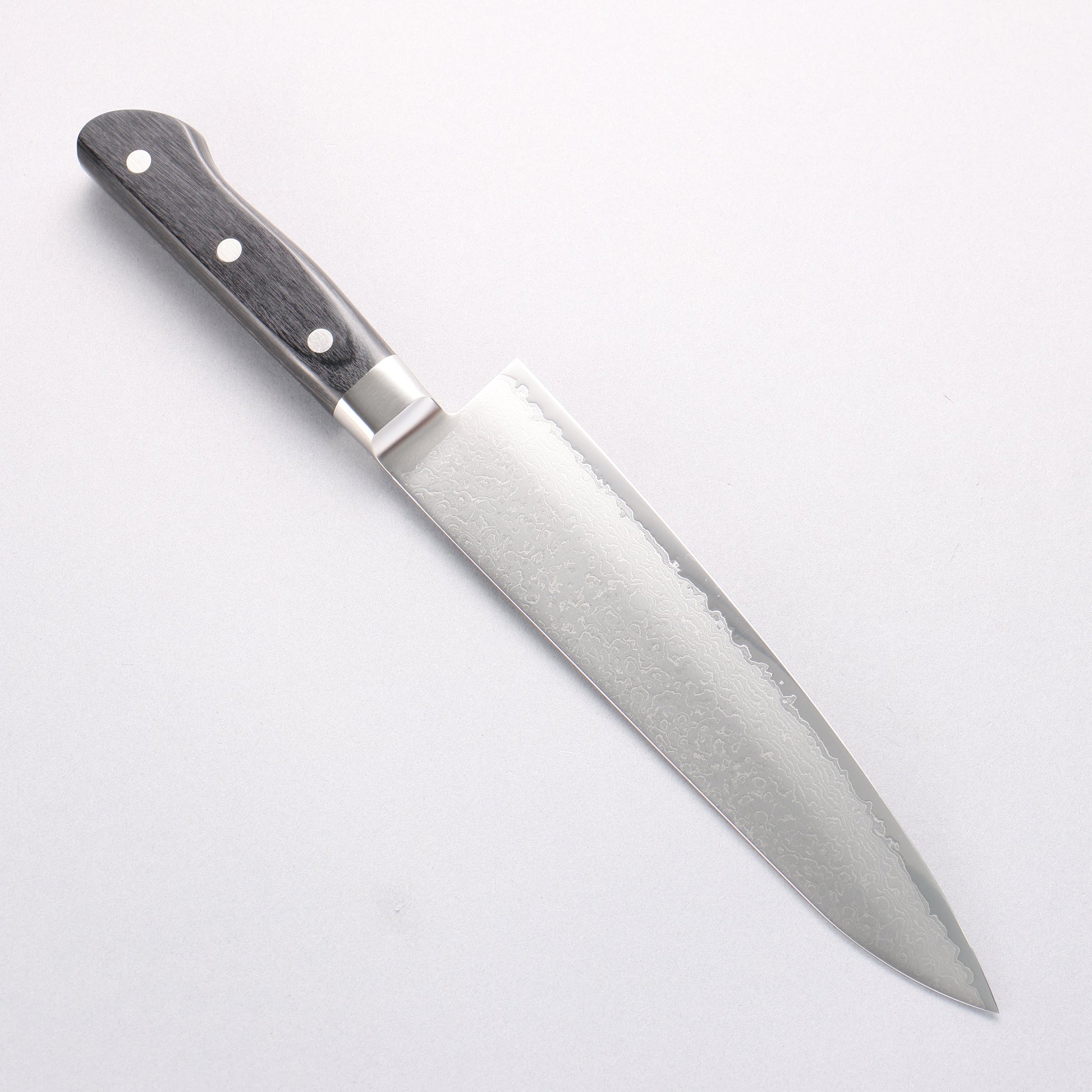 堺 孝行 モリブデン鋼(MOL) 63層ダマスカス 牛刀包丁 - 清助刃物