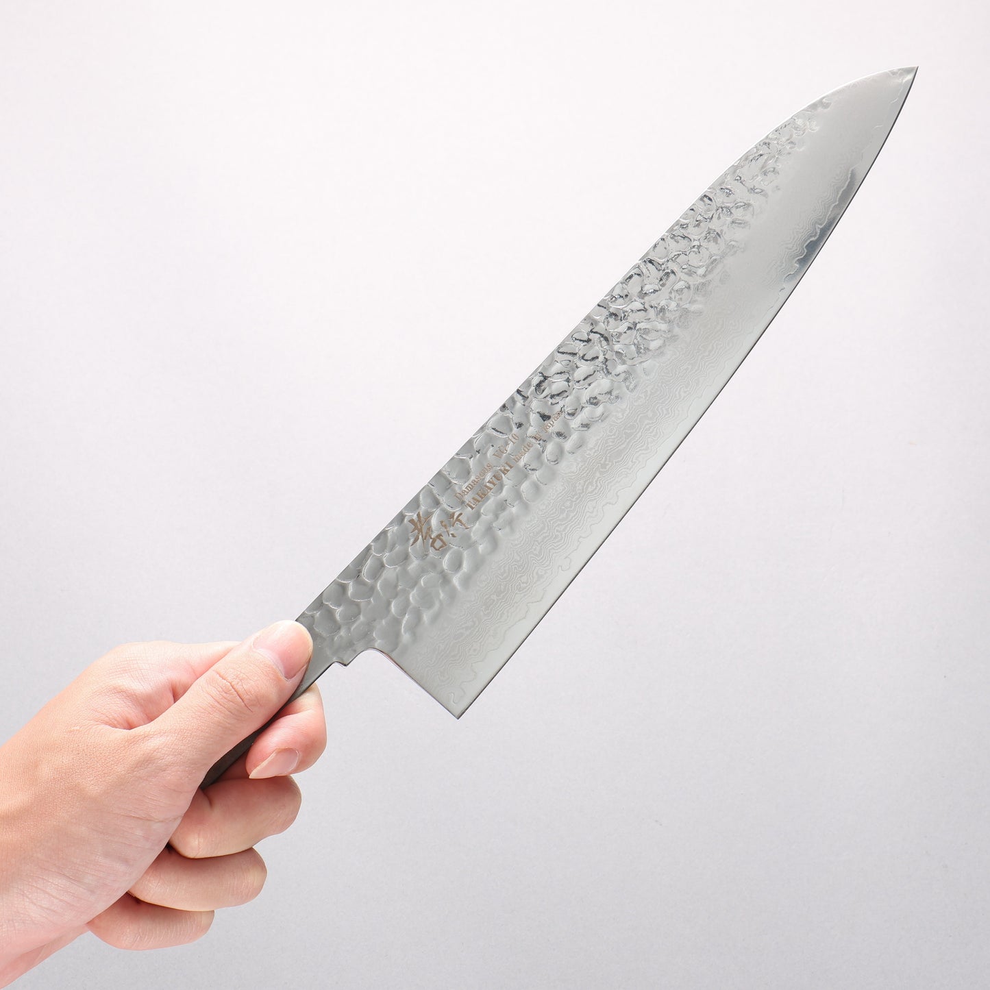 堺 孝行 V金10号 33層ダマスカス 牛刀包丁 240mm 【刃のみ】 - 清助刃物
