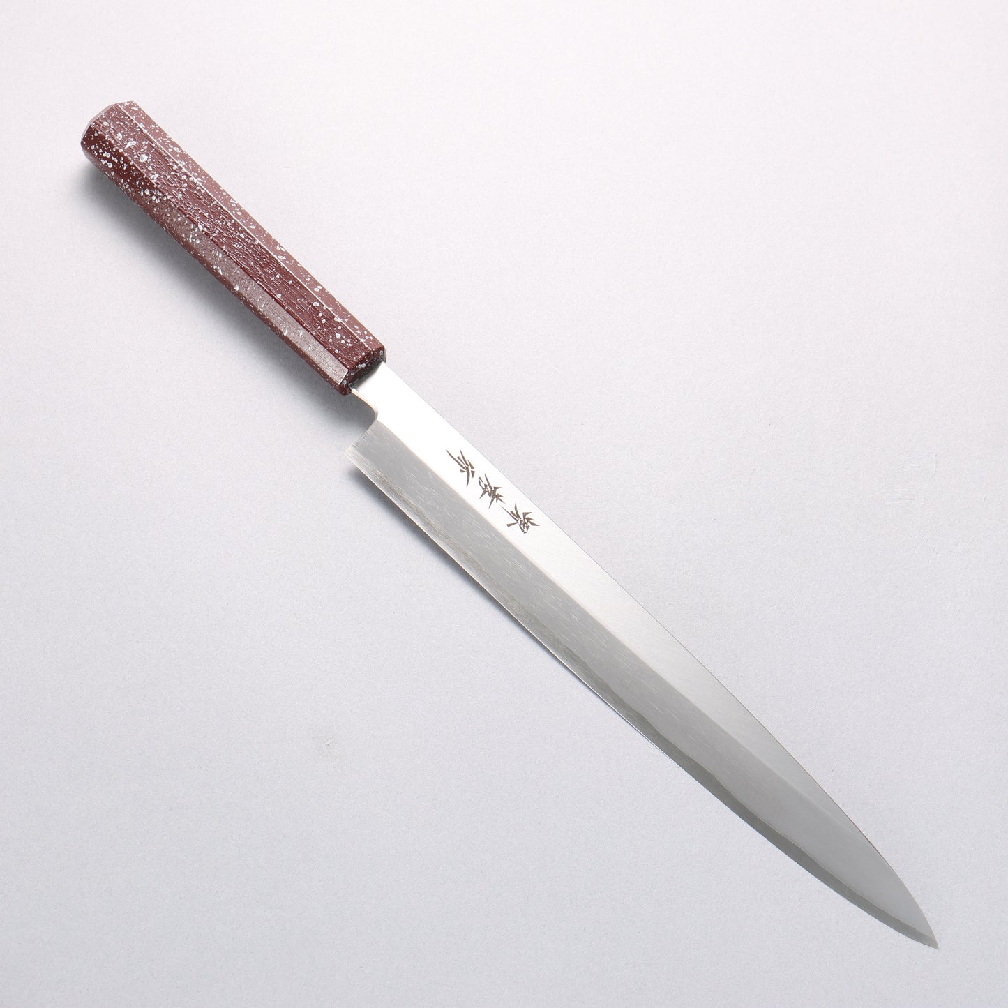 堺 孝行 なないろ INOX モリブデン鋼 柳刃包丁 270mm ABS樹脂(ウルミ銀石目)柄 - 清助刃物