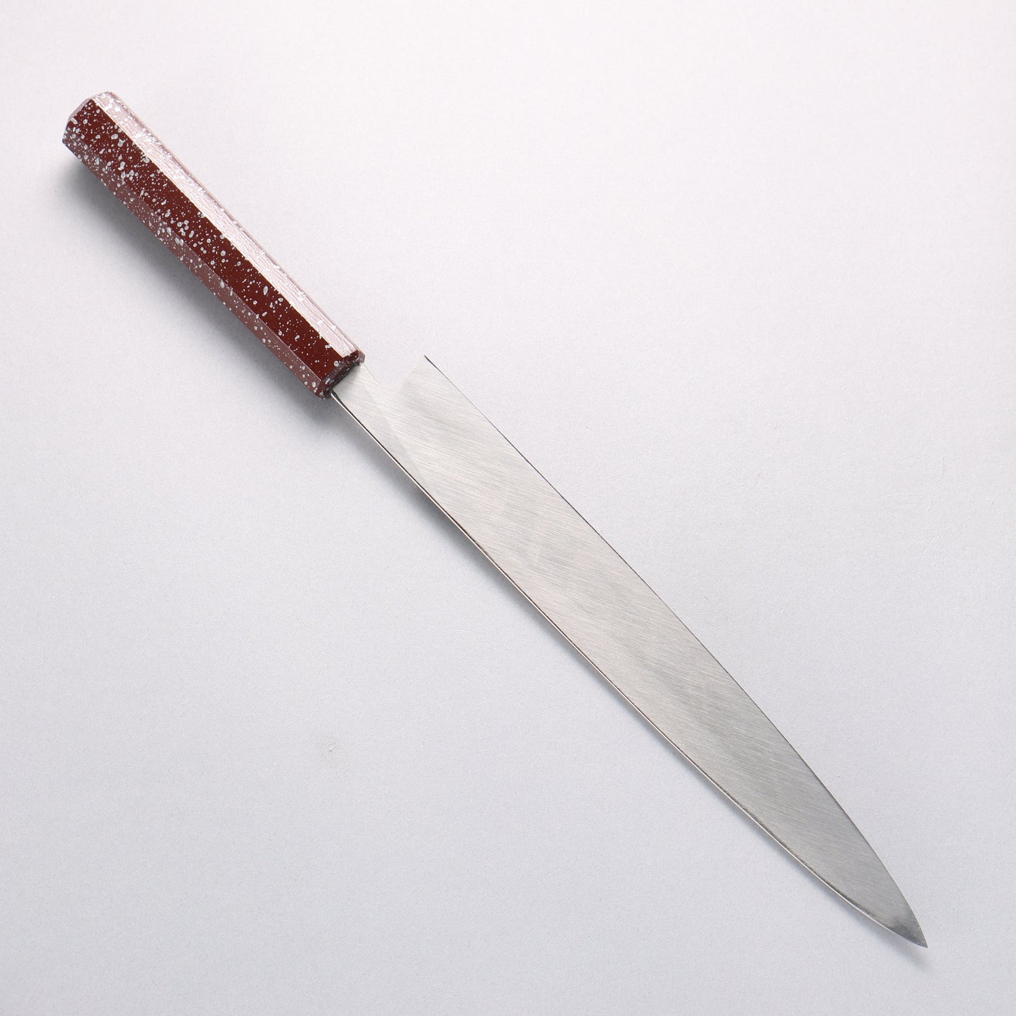 堺 孝行 なないろ INOX モリブデン鋼 柳刃包丁 270mm ABS樹脂(ウルミ銀石目)柄 - 清助刃物