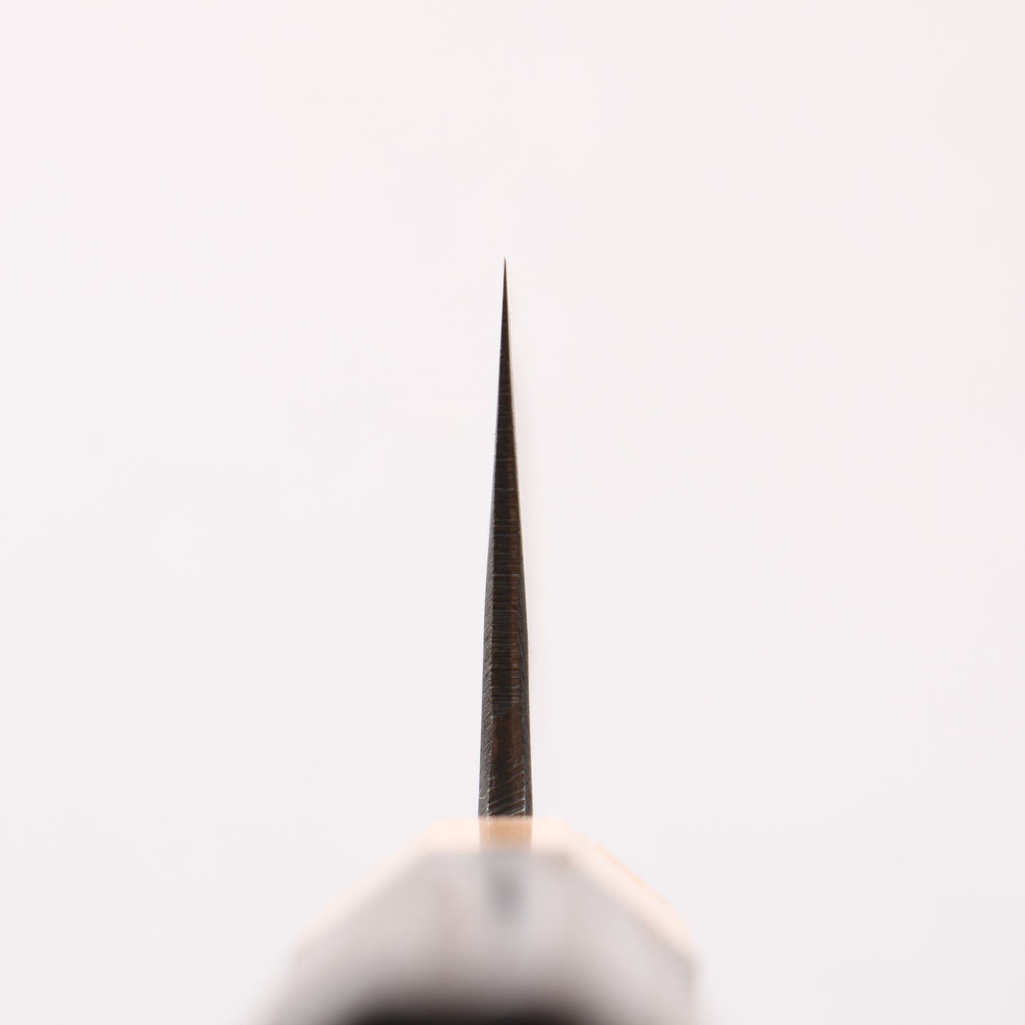 清助 青ニ鋼 黒仕上げ 三徳包丁 170mm 焼栗 (口輪:サクラ)柄 - 清助刃物