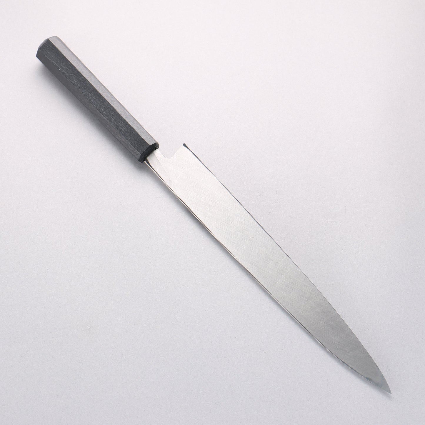 堺 孝行 なないろ INOX モリブデン鋼 柳刃包丁 270mm ABS樹脂(乾漆墨黒)柄 - 清助刃物