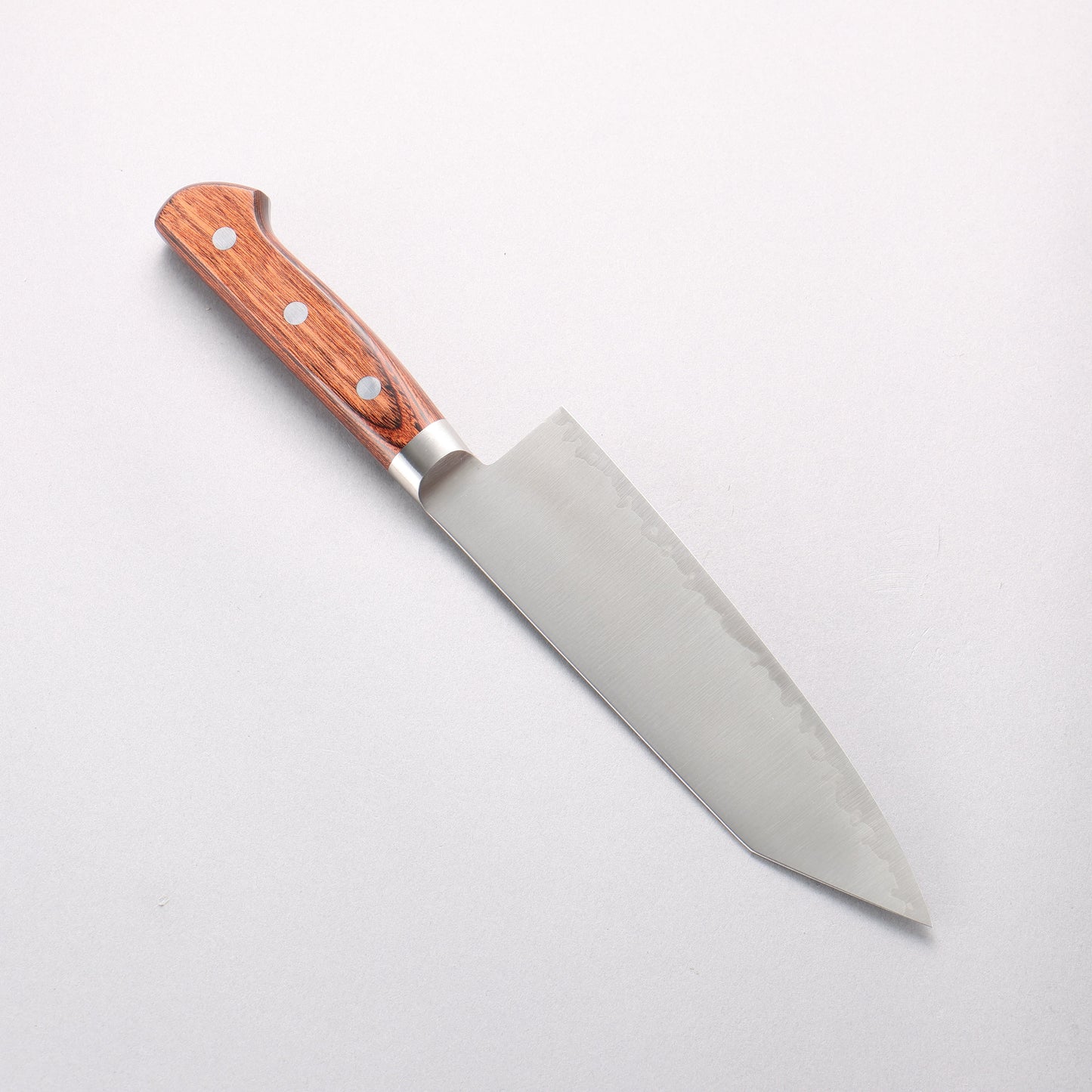 寛丈 HAP40 切付三徳包丁 180mm マホガニー柄 - 清助刃物