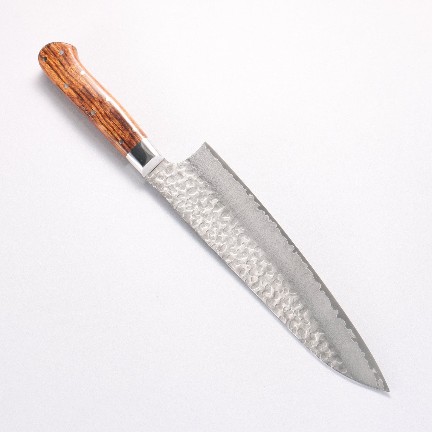 堺 孝行 VG10 33層 ダマスカス 牛刀包丁 210mm デザートアイアンウッド(杉原モデル)柄 - 清助刃物