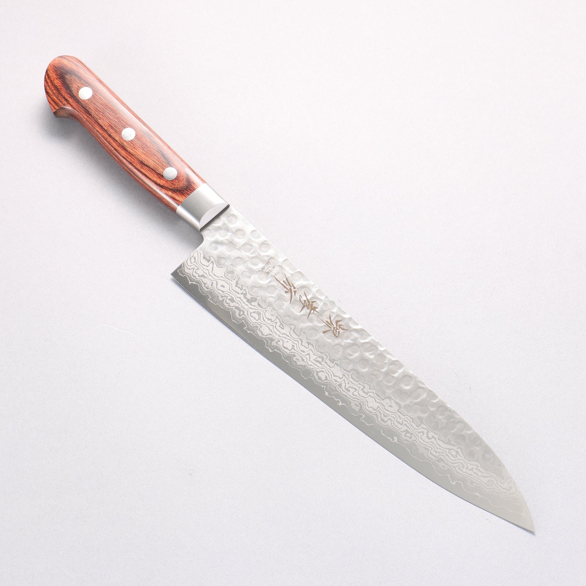 堺 孝行 V金10号 17層ダマスカス 牛刀包丁 210mm - 清助刃物