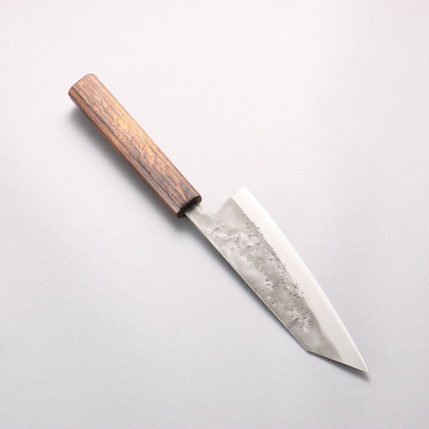 翁流 SLD鋼 梨地 文化包丁 170mm 樫 (煤黒)柄
