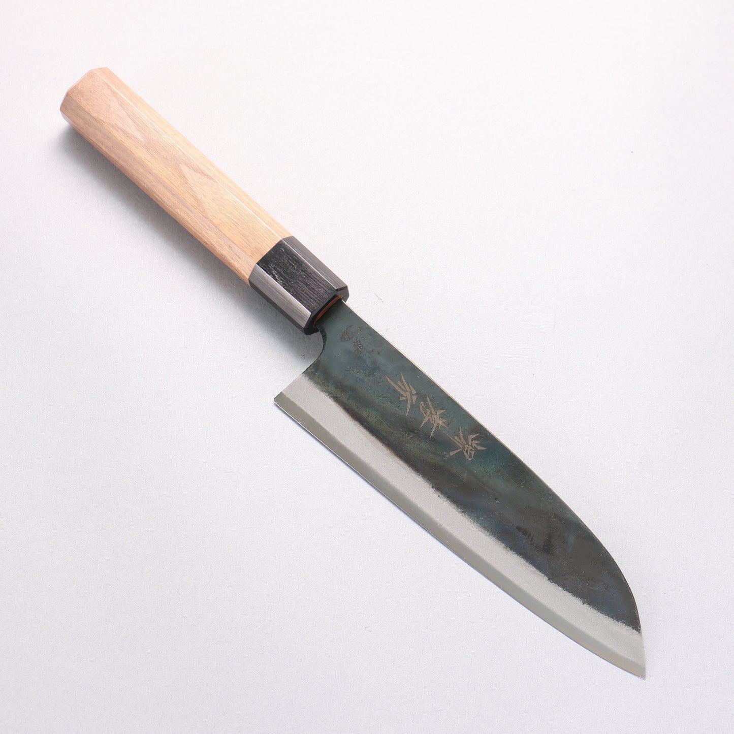堺 孝行 青ニ鋼 黒打 三徳包丁 170mm