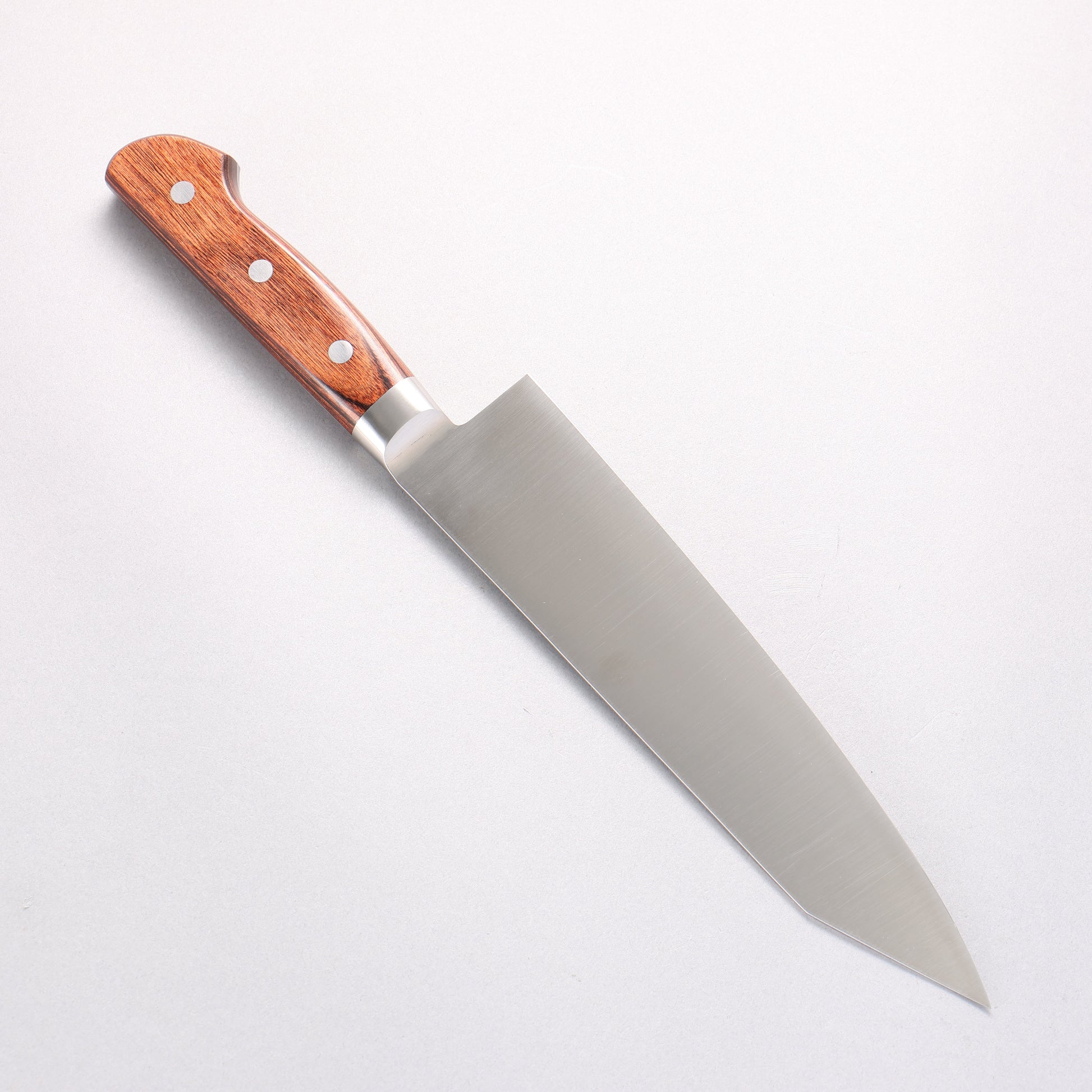 清助 V金10号 切付牛刀包丁 210mm マホガニー柄 - 清助刃物