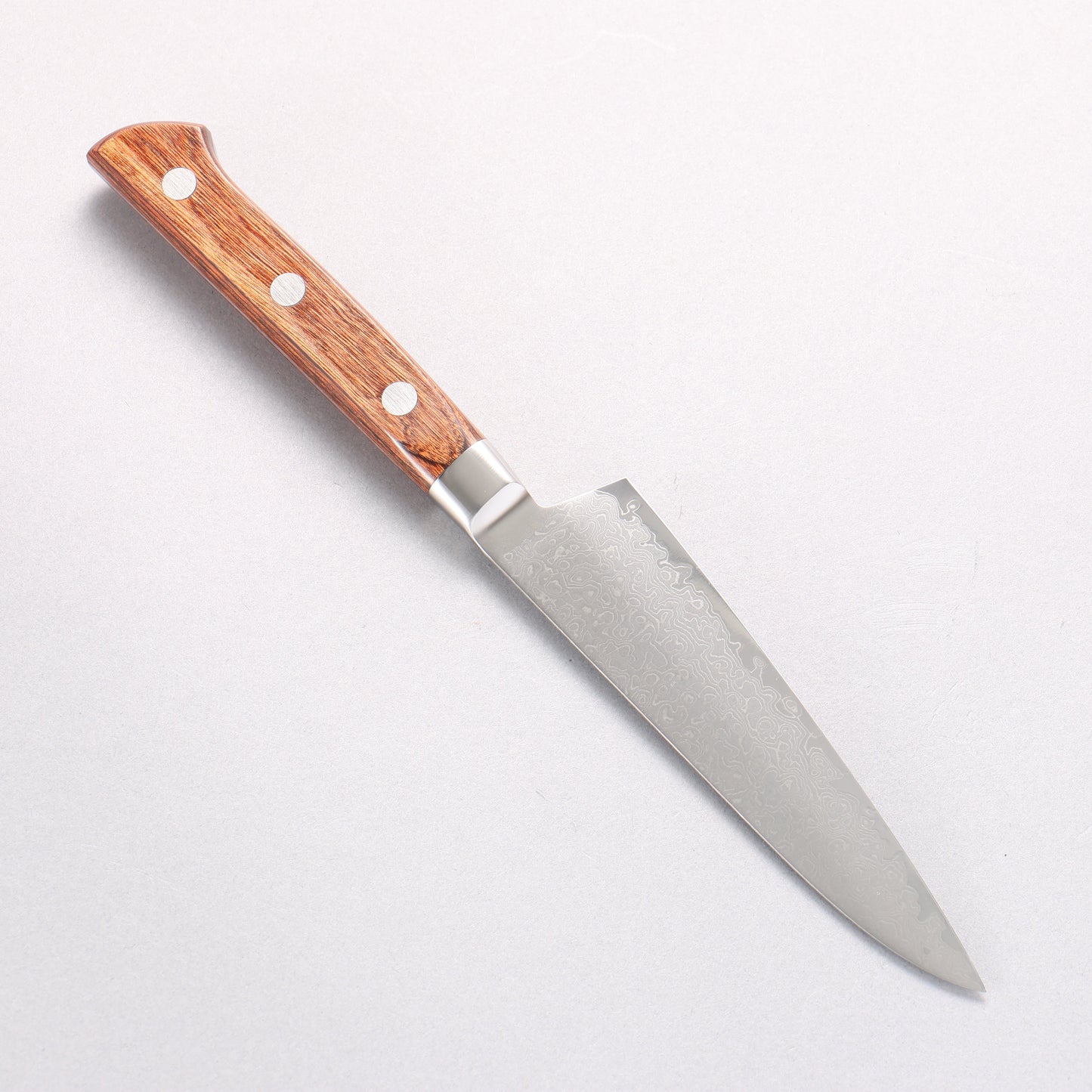 玉鋼 響十 63層 ダマスカス ペティーナイフ 120mm KP-1108