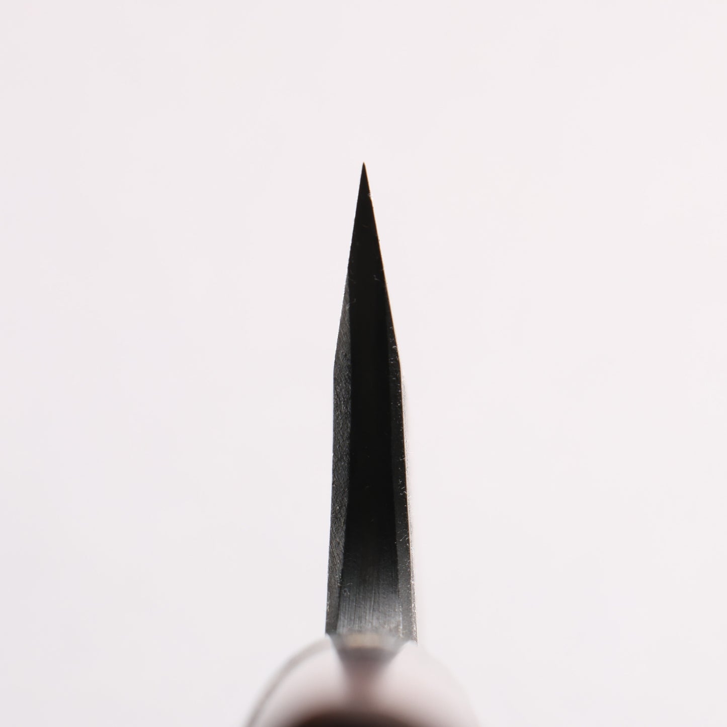 山本 直 白ニ鋼 黒打 両出刃 165mm 紫檀 (口輪:黒合板)柄 - 清助刃物