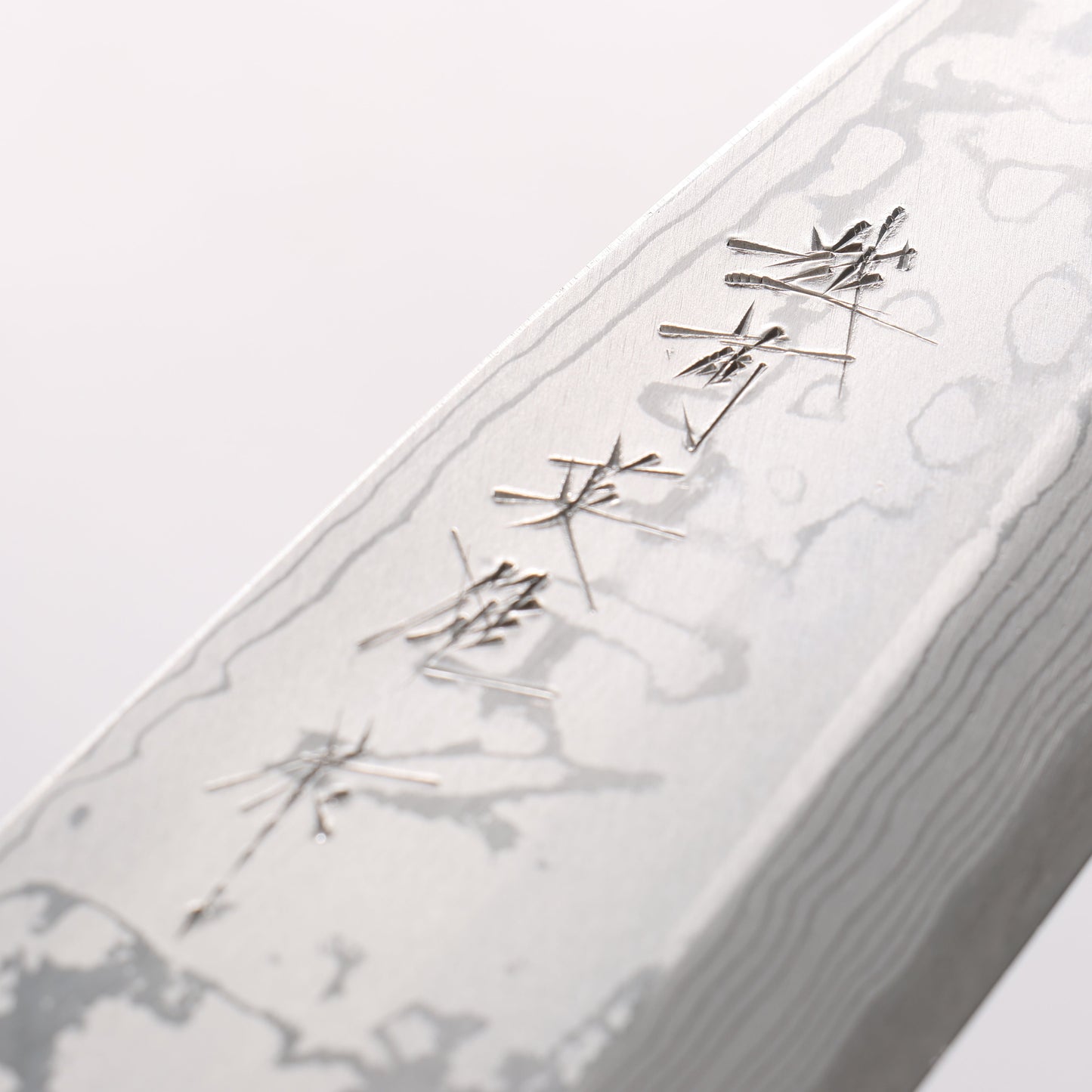 北岡 英雄 青ニ鋼 ダマスカス 出刃包丁 165mm 紫檀柄 - 清助刃物